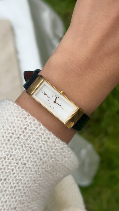 Yves Saint Laurent vintage watch (YSL) 1996 - Bespoke genuine leather