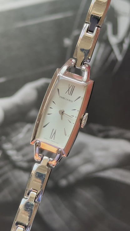 Faire La Bise vintage watch - Sterling silver