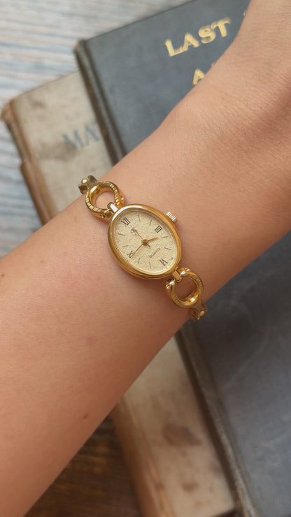 Vintage Noevir Watch 1990s - Gold Plated