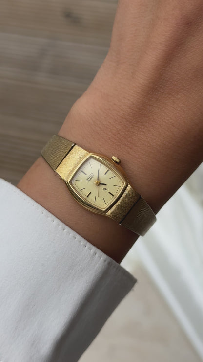 1982 Classic Citizen Vintage Watch - 18ct Gold Plated