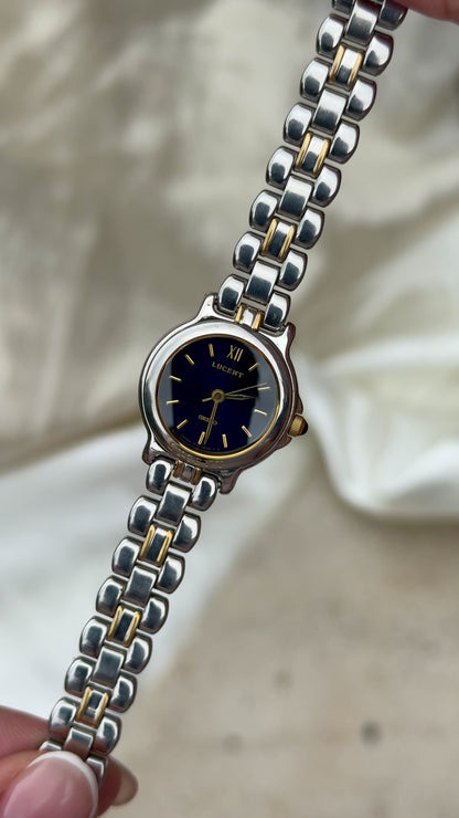 Classic 1992 Seiko Lucent Vintage Watch - Blue Dial