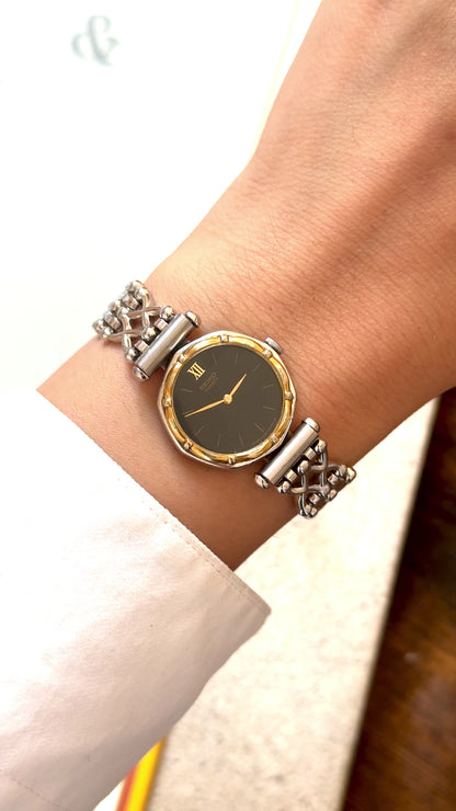 Seiko vintage watch 1991 - palladium and gold plated