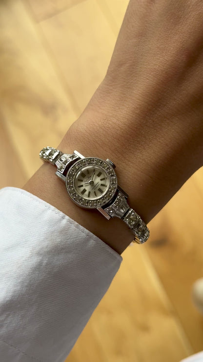 Super Rare 1960s Orient First Lady vintage watch - Rhodium plated