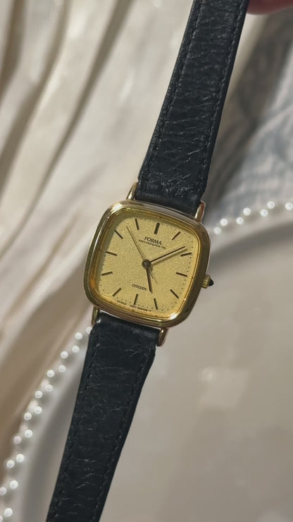 Classic Citizen Forma Vintage Watch 1990s - Gold Plated