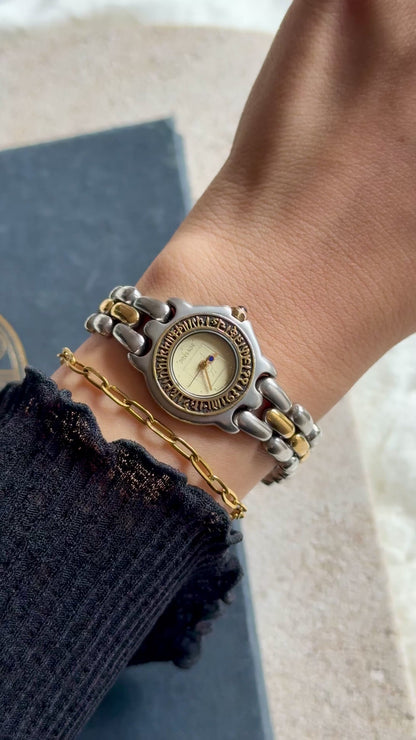 Rare 1991 Seiko Presage Vintage Watch - Gold Plated