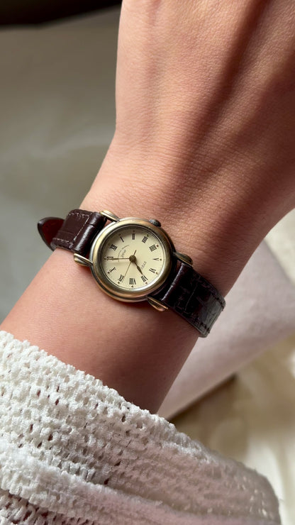 YOU - Orient Vintage Watch 1990s - Bespoke Leather