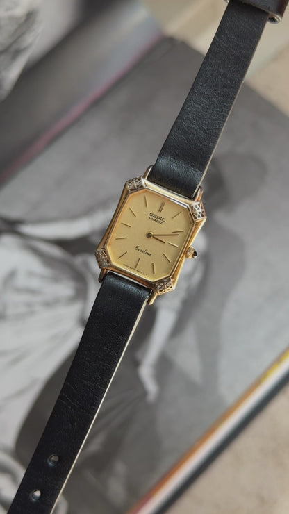Seiko Exceline vintage watch - 30 micron gold plated