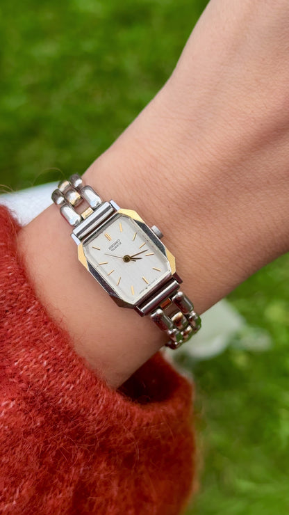Seiko Vintage Tank Watch 1982 | Birth Year Watch | Personalized Gift for Her