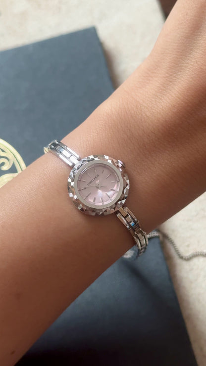 Faire La Bise Disco Ball vintage watch - sterling silver