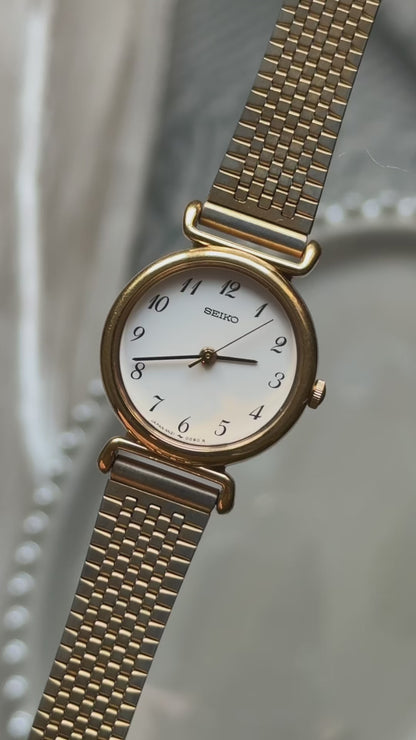Vintage Seiko Watch 1993 - Gold Plated
