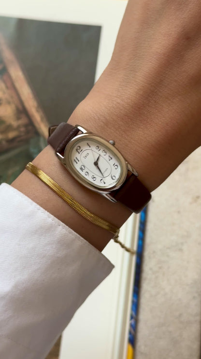 Citizen Baignoire Vintage Watch 1994 - Calf skin