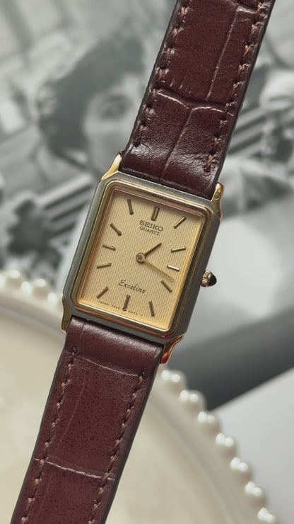 Seiko vintage watch 1995 - 30 micron gold plated