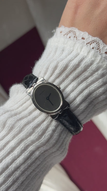 Nina Ricci 1980s Vintage Watch - Original leather + buckle