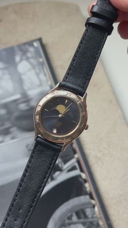 Seiko Alba Success vintage watch with moonphase calendar