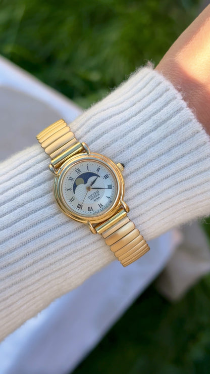 Super Rare Vintage Seiko Alba Watch 1998 - Moon Calendar