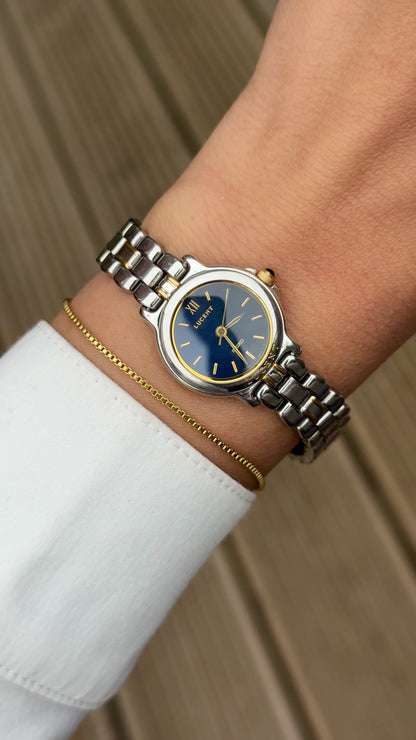 Classic 1992 Seiko Lucent Vintage Watch - Blue Dial