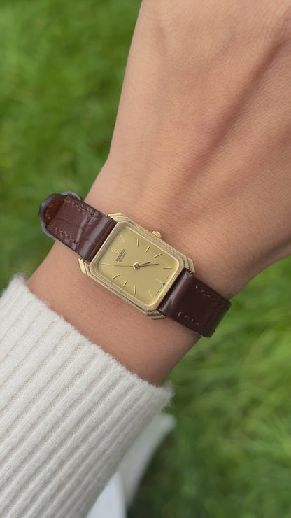 Vintage Seiko Women's Tank Watch 1994