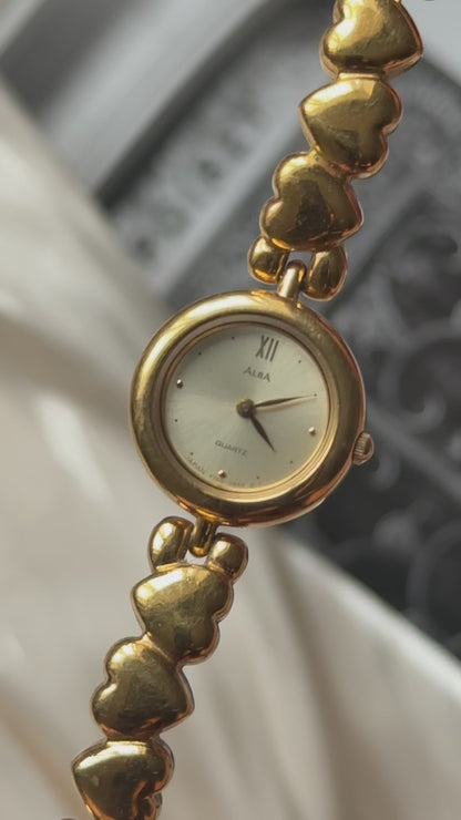 Seiko Alba Vintage Watch Gold Plated