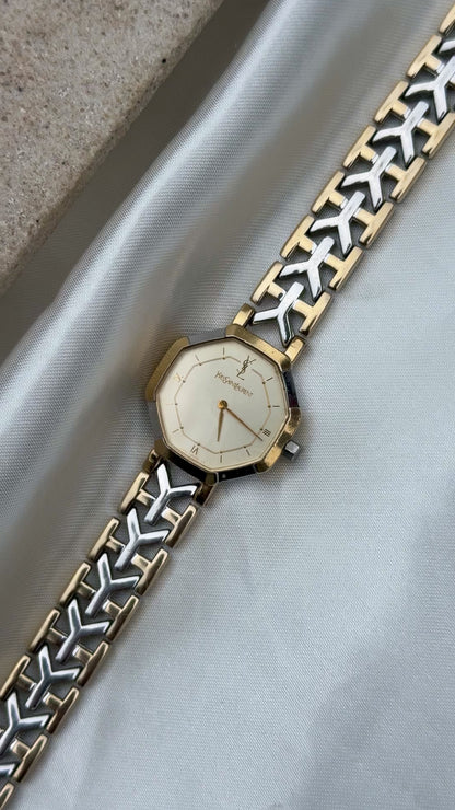 Classic Yves Saint Laurent vintage watch (YSL) 1990 - near mint
