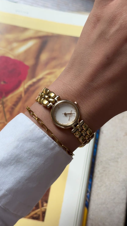 Marie Claire vintage watch - asymmetrical dial