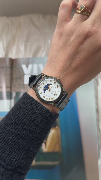 Elnard vintage watch - Moon calendar