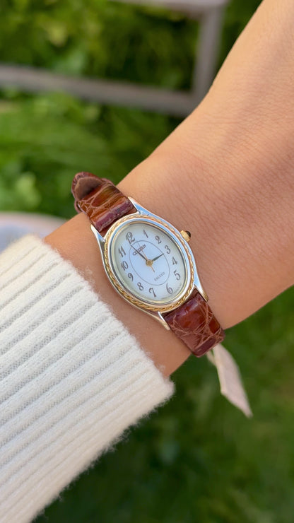 Super Rare Citizen Exceed Duratech vintage watch 1998 - Gold Plate, Mint Condtion with tag