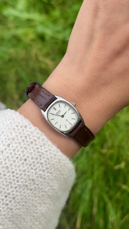 Seiko Chariot Vintage Women's Watch 1977 - Bespoke Leather