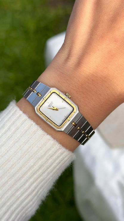 Seiko Vintage Tank Watch 1985 - Gold Plated