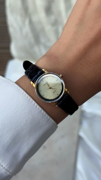 Near Mint - Vintage Seiko Exceline 1991 Watch - Gold Plated