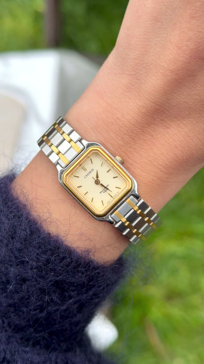 ORIENT Cygnus Vintage Tank Watch 1980s