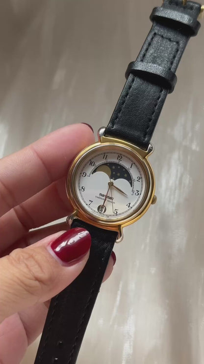 Seiko Maruman Moonphase vintage watch