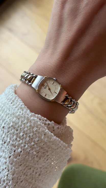 Vintage Seiko Watch 1981 - Palladium and gold plated