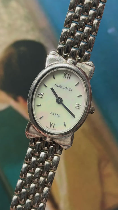 Nina Ricci vintage watch - Mother of Pearl dial