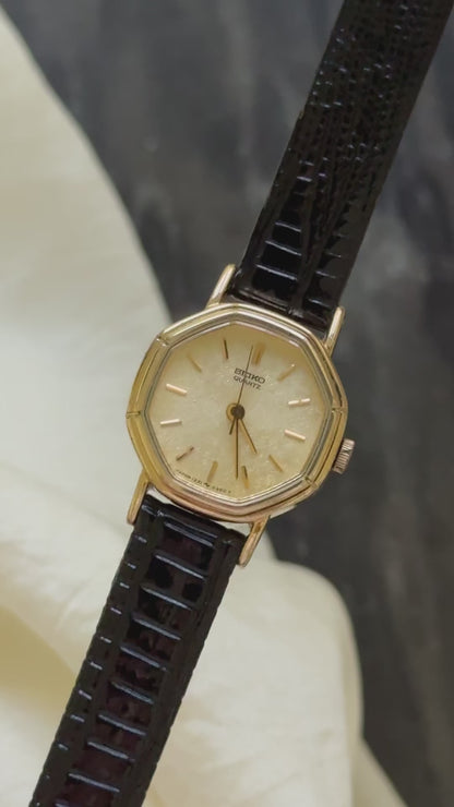 Super Rare Seiko vintage watch 1983 - Gold Plated