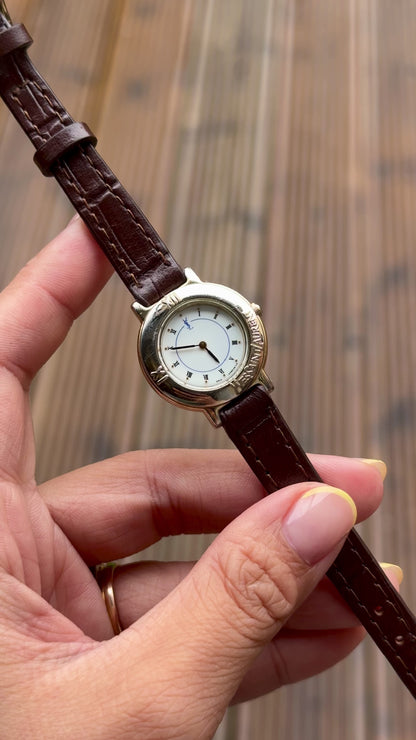 Yves Saint Laurent vintage watch (YSL) 1990 - Bespoke genuine leathe