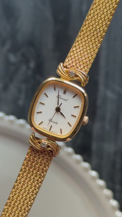 ORIENT Vintage Watch 1990s - Gold Plated