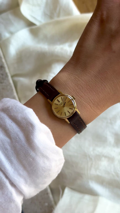 Longines ladies watch - new bespoke strap with original buckle
