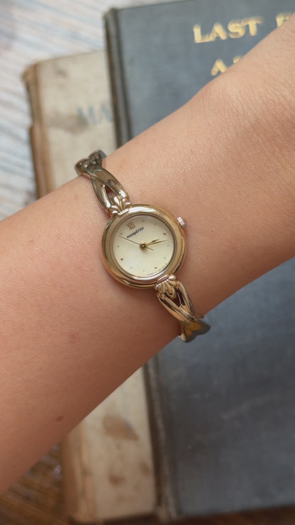 Monpérier - Ricoh Vintage Watch 1990s, champagne gold plated