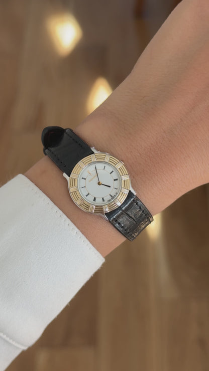 Yves Saint Laurent vintage watch (YSL) 1980s - Bespoke genuine leather