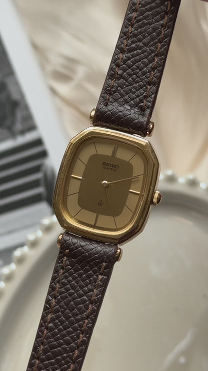 Seiko vintage watch 1989 - Gold plated case