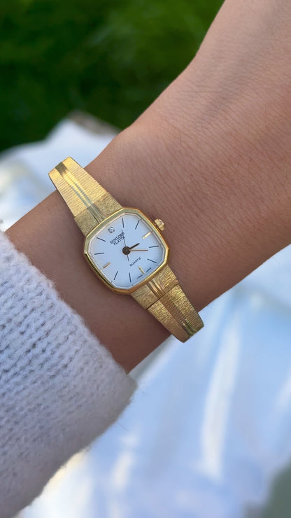 Vintage Seiko Sunlord Playth Watch 1990s, gold plated, mint condition