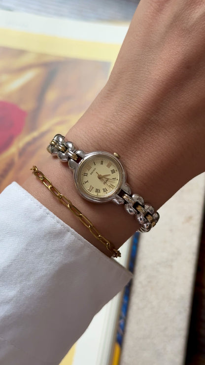 1991 Seiko Belfina Vintage Watch, Roman dial