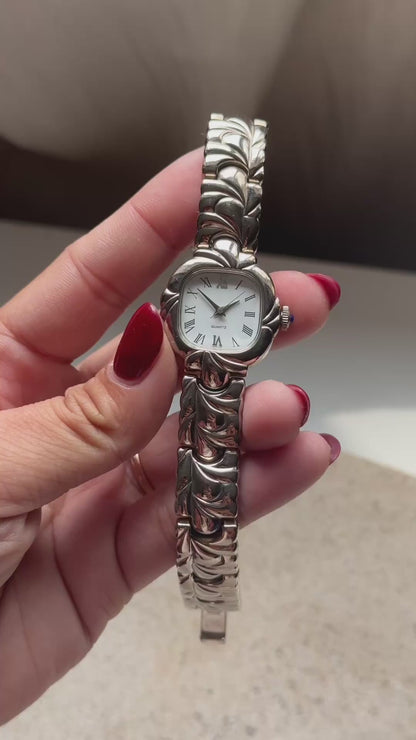 Silver tone vintage watches
