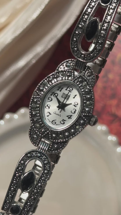 1990s Art Deco Vintage Bangle Watch - Super Rare Find