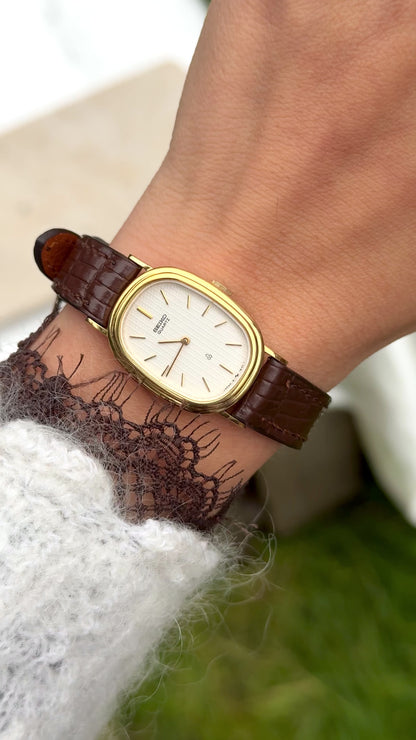 Seiko Vintage Watch 1978 - 30 Micron Gold Plated - Near Mint Condition
