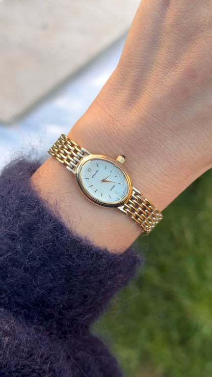 1995 Citizen Sylph Vintage Watch - Champagne Gold Plated, Near Mint