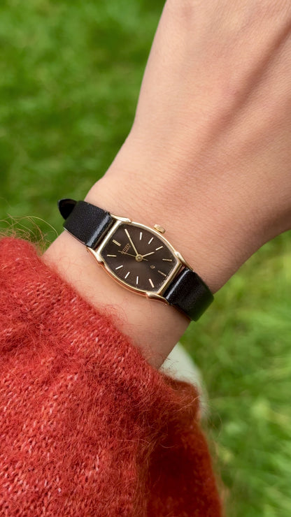 Citizen CQ Vintage Tank Watch 1980