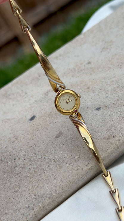 Dana ORIENT Vintage Watch 1990s - Diamonds and Rubies