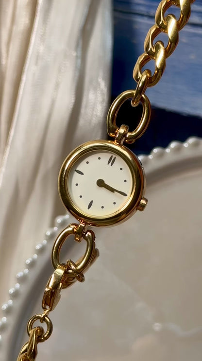 Noevir Vintage Watch - Gold Plated