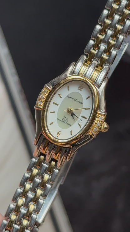 Valentino Moradei vintage watch - 6 diamonds
